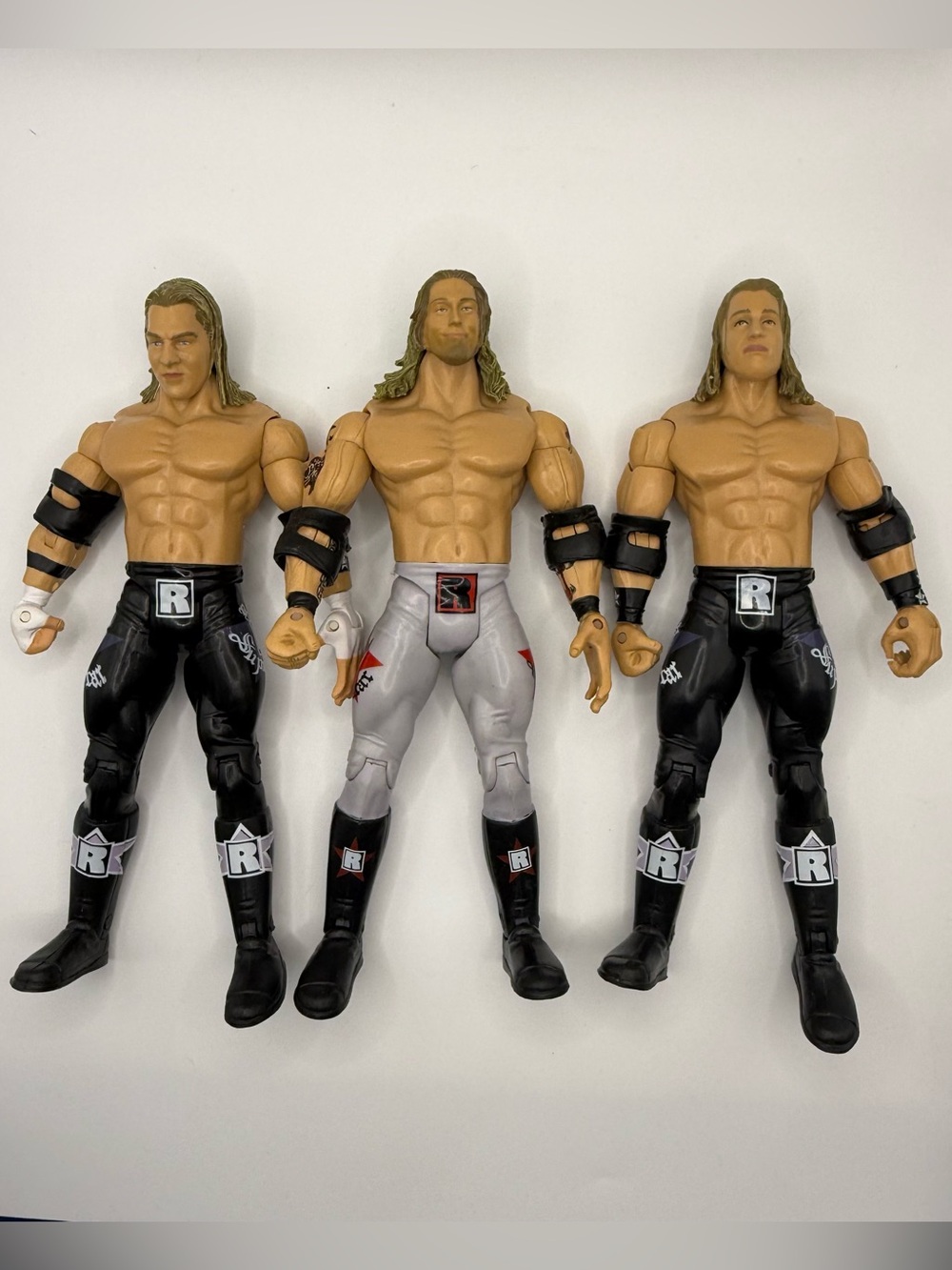 2008 WWE Jakks Treacherous Trios Series 8 Zack Ryder, Edge & Curt Hawkins